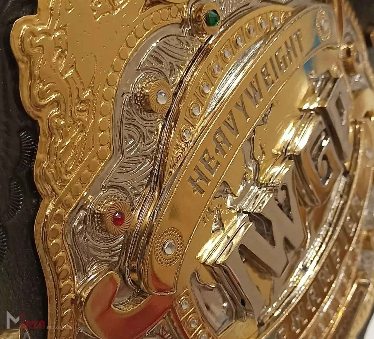 IWGP V4 Heavyweight Championship Belt Replica | 2MM, 4MM, 6MM & 8MM Stacked Brass Plates | Japanese Pro Wrestling Title | Fan Collectible