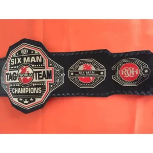 ROH Six Man Tag Team Championship Replica Title Belt - Image 4
