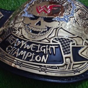 WWF Smoking Skull Championship Title Belt Replica - Image 3