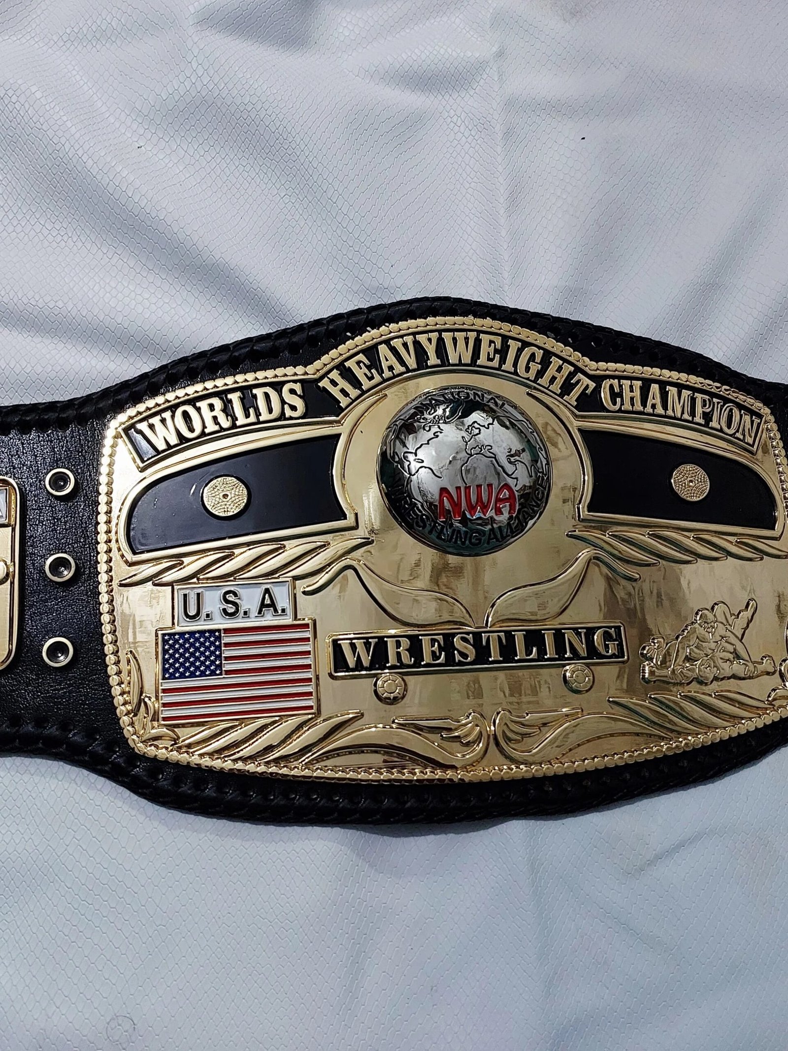 NWA World Heavyweight Wrestling Championship Belt Made Replica by QA Belts