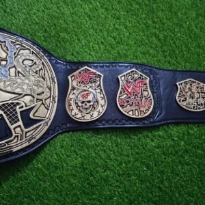 WWF Smoking Skull Championship Title Belt Replica - Image 7
