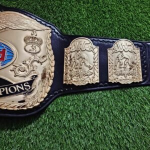 WWF Tag Team Championship Belt – Full Gold Version - Image 3