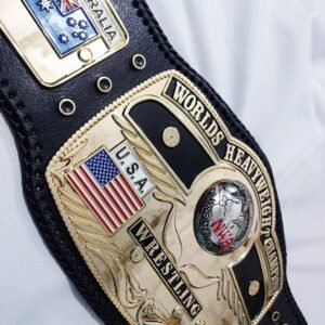 NWA World Heavyweight Wrestling Championship Belt Made Replica by QA Belts - Image 3