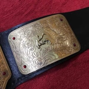WCW NWO Big Gold Heavyweight Championship Title Belt Replica - Image 3