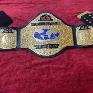 WCW World Television Championship Title Belt Replica - Image 5