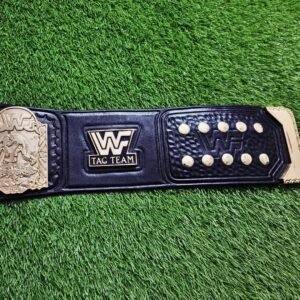 WWF Tag Team Championship Belt – Full Gold Version - Image 5